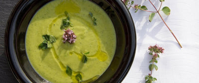 Crema fredda di zucchine con Olio Terre del Borgo