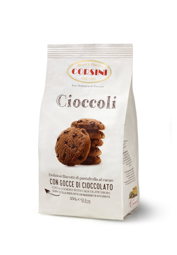 Biscotti Cioccoli con gocce al cioccolato - Corsini - 350gr